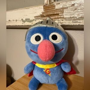 GUND Super Grover Plush  Sesame Street Knight Helmet